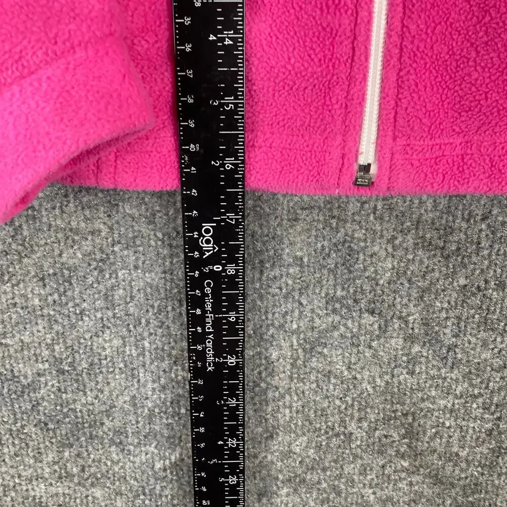 Columbia Full Zip Jacket Girls‎ Size XS Pink Fleece Lightweight Outdoor Casual